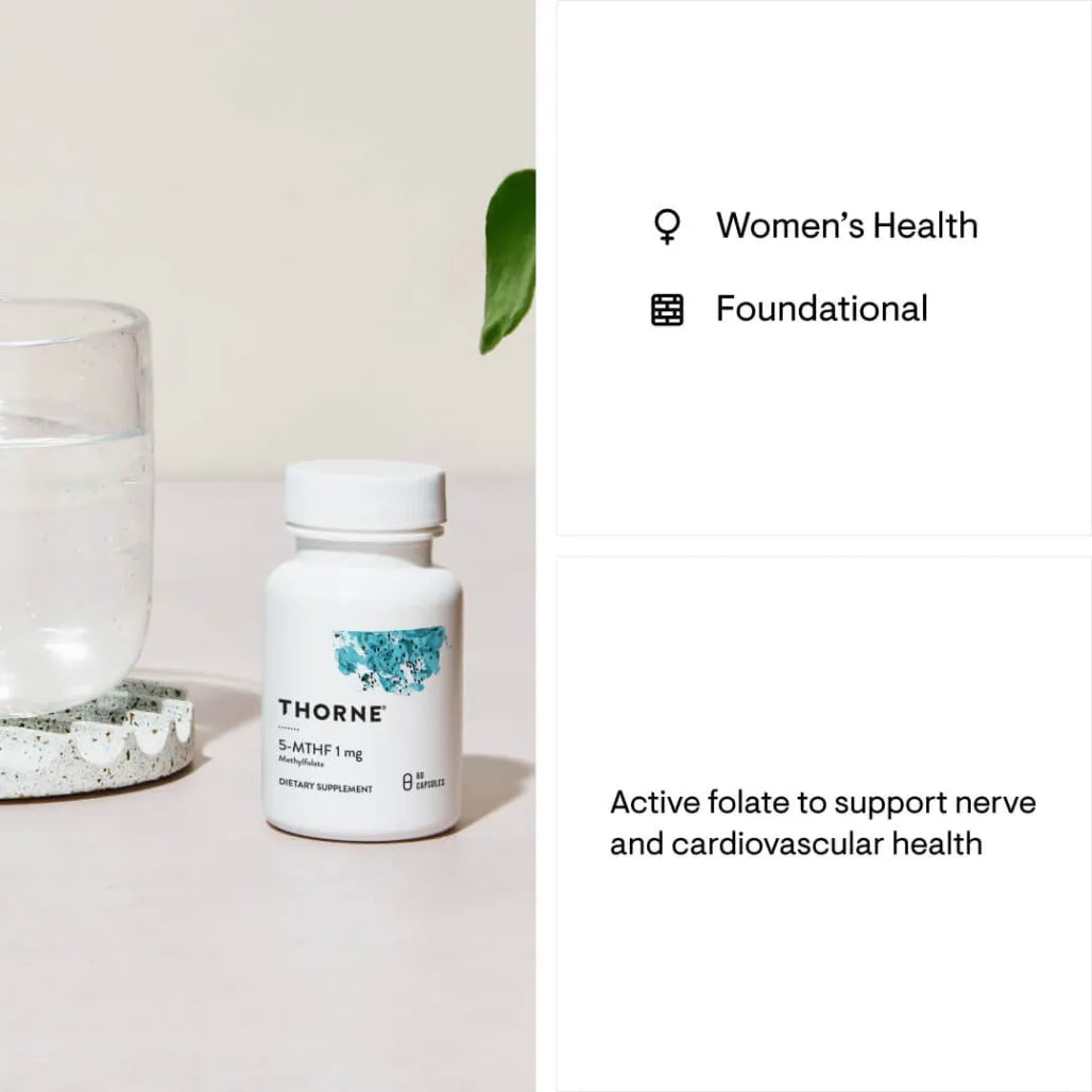 Thorne 5-MTHF 1 mg for Women Health