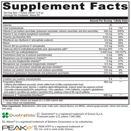 ATP Ignite Workout Mixed Berry Athletix XYMOGEN