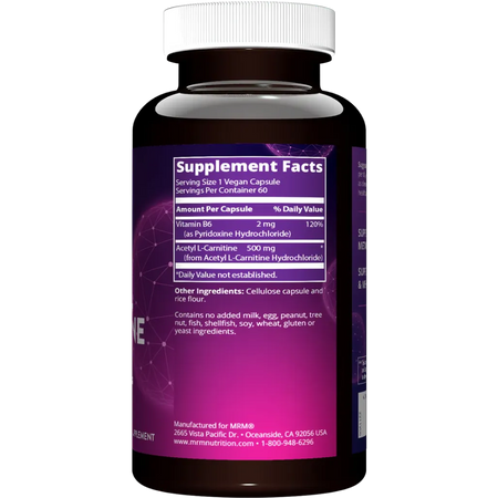 Acetyl L-Carnitine Metabolic Response Modifier