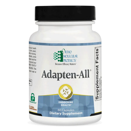 Ortho Molecular Adapten-All adrenal support supplement bottle for stress response and energy support