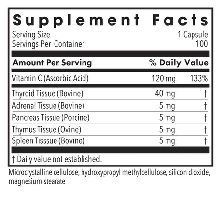 Allergy Research Group TG 100 - 100 caps