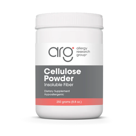 Allergy Research Group Cellulose Powder Insoluble Fiber Supplement for Healthy Digestive Function and Bowel Regularity