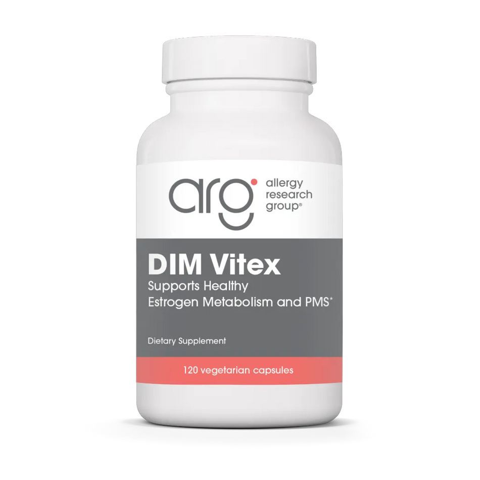Allergy Research Group DIM Vitex PMS Formula vegcaps label