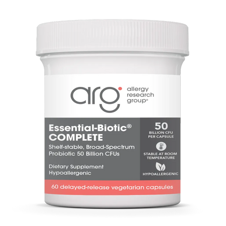 Allergy Research Group Essential-Biotic Complete vegcaps label