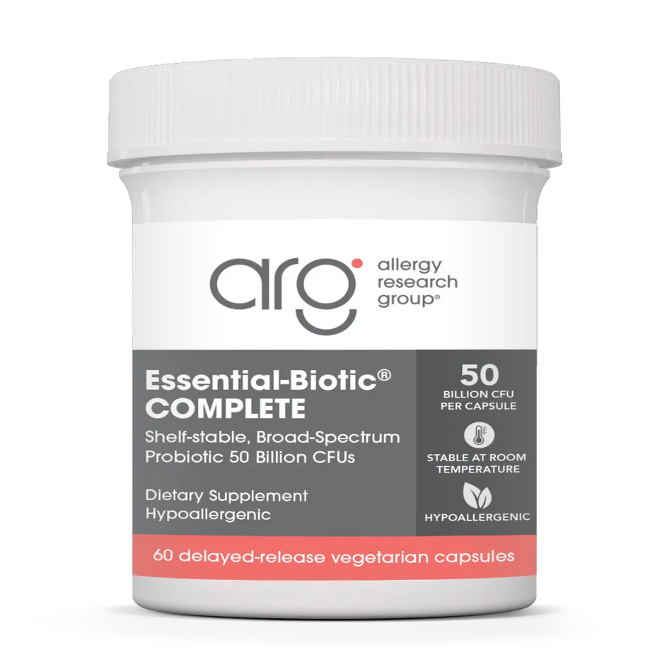 Allergy Research Group Essential-Biotic Complete vegcaps label