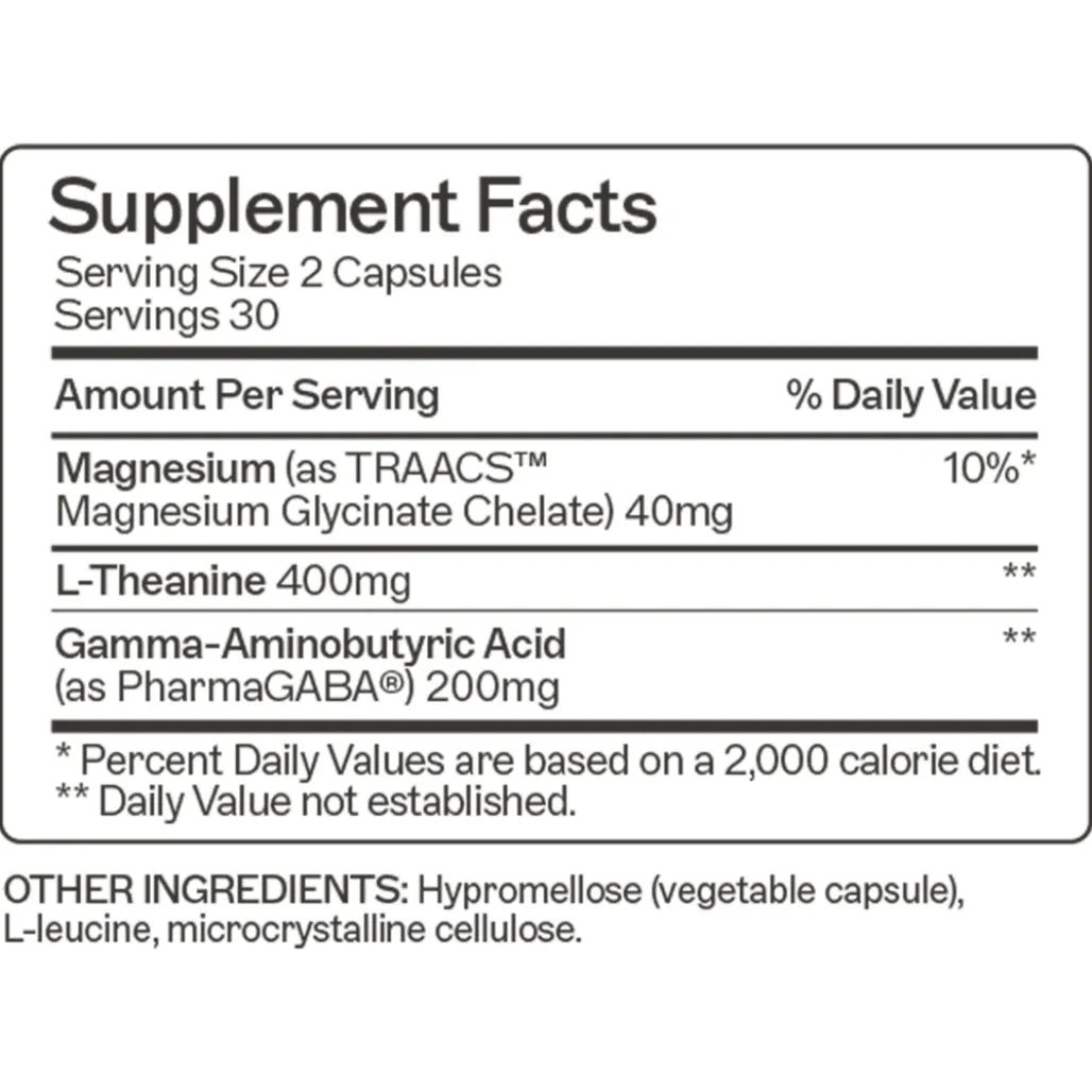 Supplement facts for Rest and Restore Max highlighting a potent blend of Melatonin, Valerian Root, and 5-HTP for enhanced sleep effectiveness.