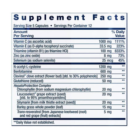 Anti Alcohol Complex by Life extension