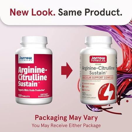 Arginine-Citrulline Sustain by Jarrow Formulas - Support Cardiovascular Health
