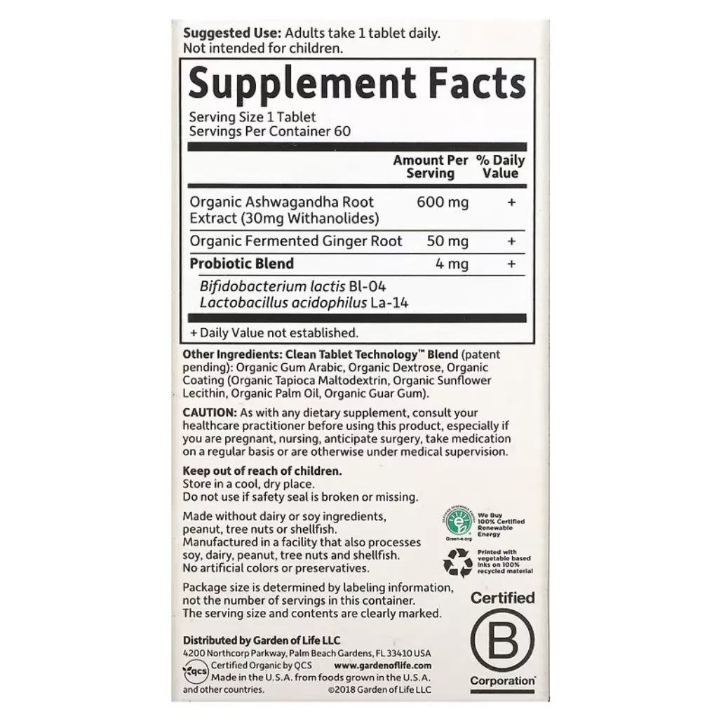 Ashwaganda Stress & Mood Organic