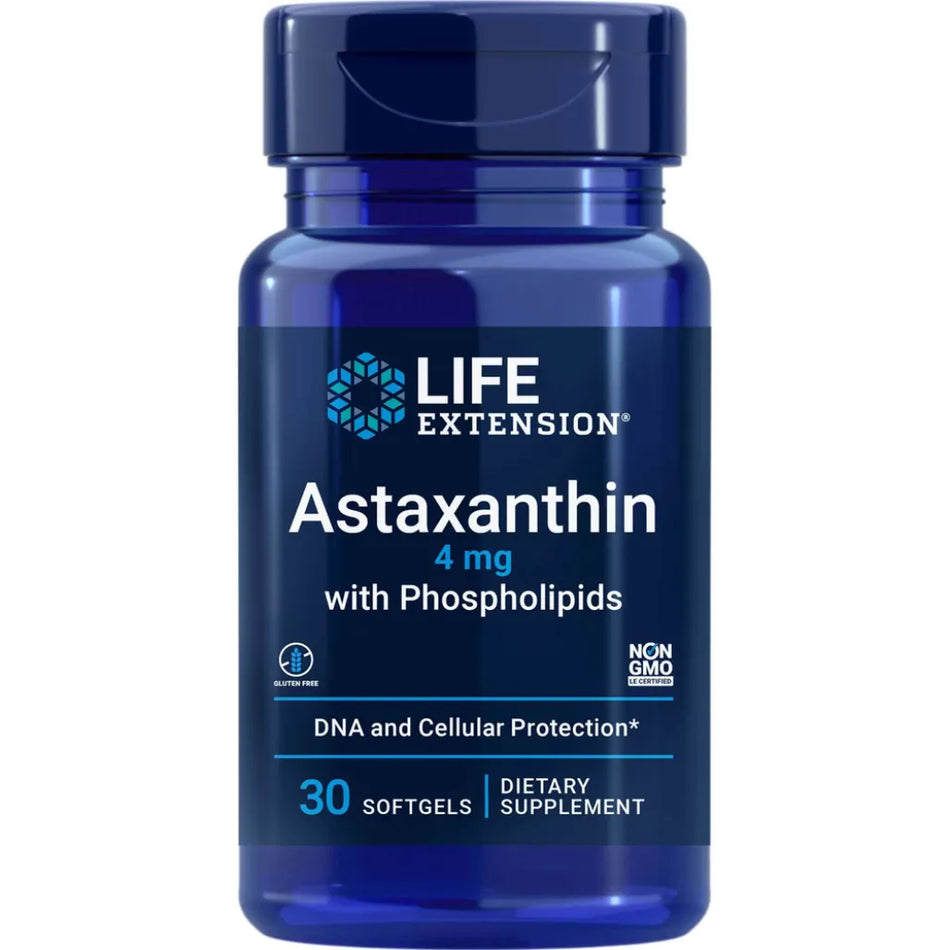 Astaxanthin with Phospholipids 4mg by Life Extension