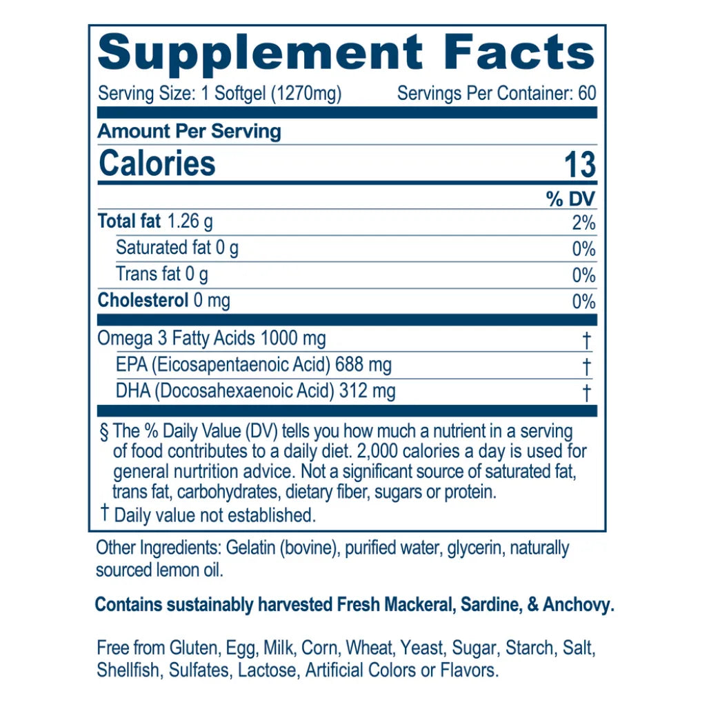 High Omega3 1270mg Ayush Herbs