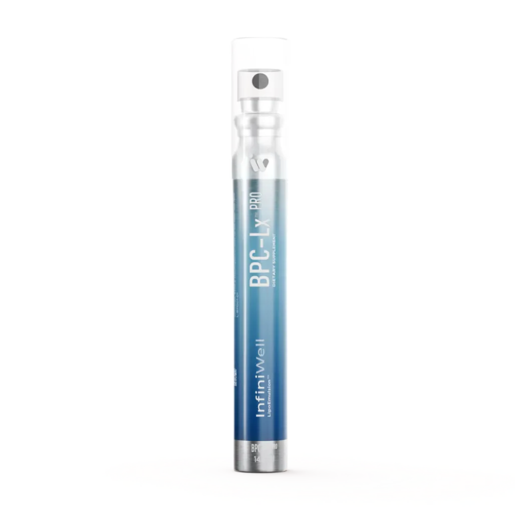 Infiniwell BPC-Lx Pro spray for joint, muscle and gut support with rapid mucosal absorption