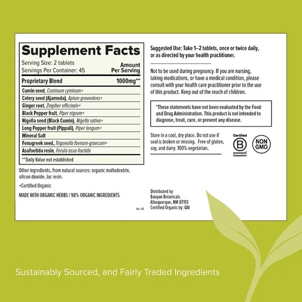 Vata Digest Banyan Botanicals