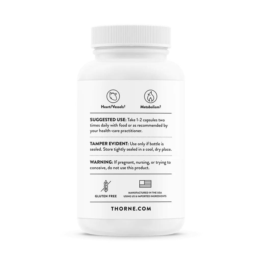 Berberine 1000 mg by Thorne - Blood Sugar Health and GI function