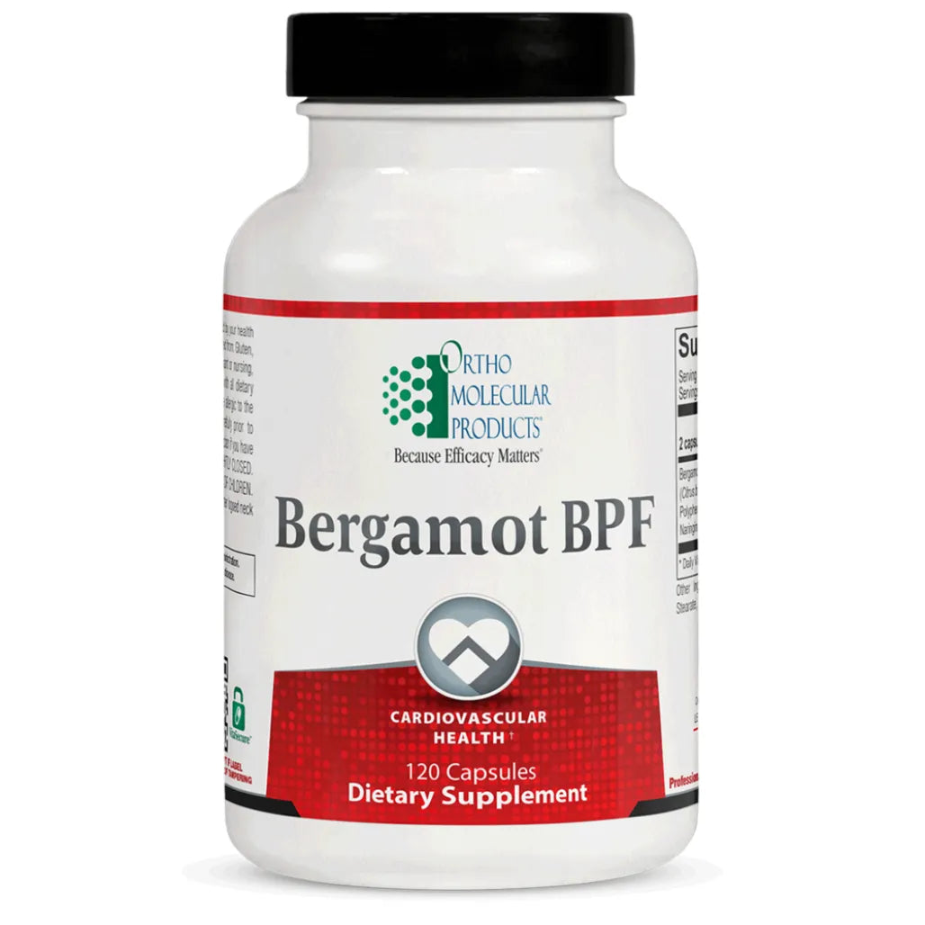 Ortho Molecular Bergamot BPF citrus bergamot extract for healthy cholesterol and arterial support