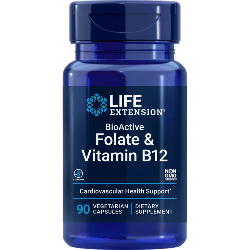 BioActive Folate &amp; Vitamin B12 by life extension