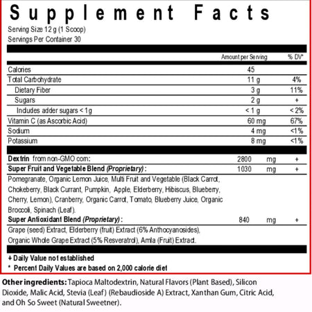 NanoReds 10 Natural Berry BioPharma Scientific