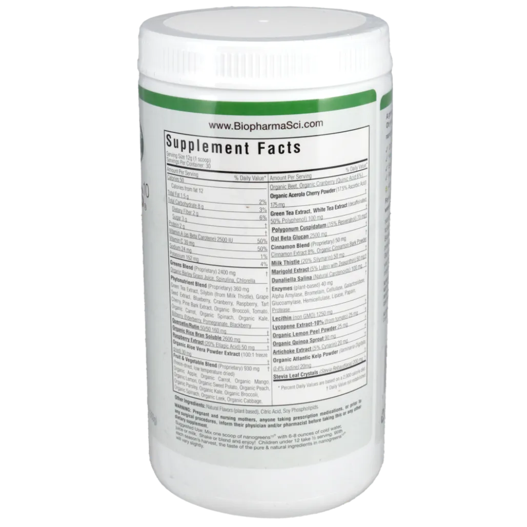 Nanogreens10 Strawberry by BioPharma Scientific