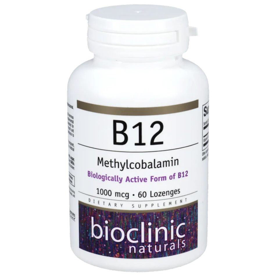 B12 Methylcobalamin 1,000mcg Bioclinic Naturals