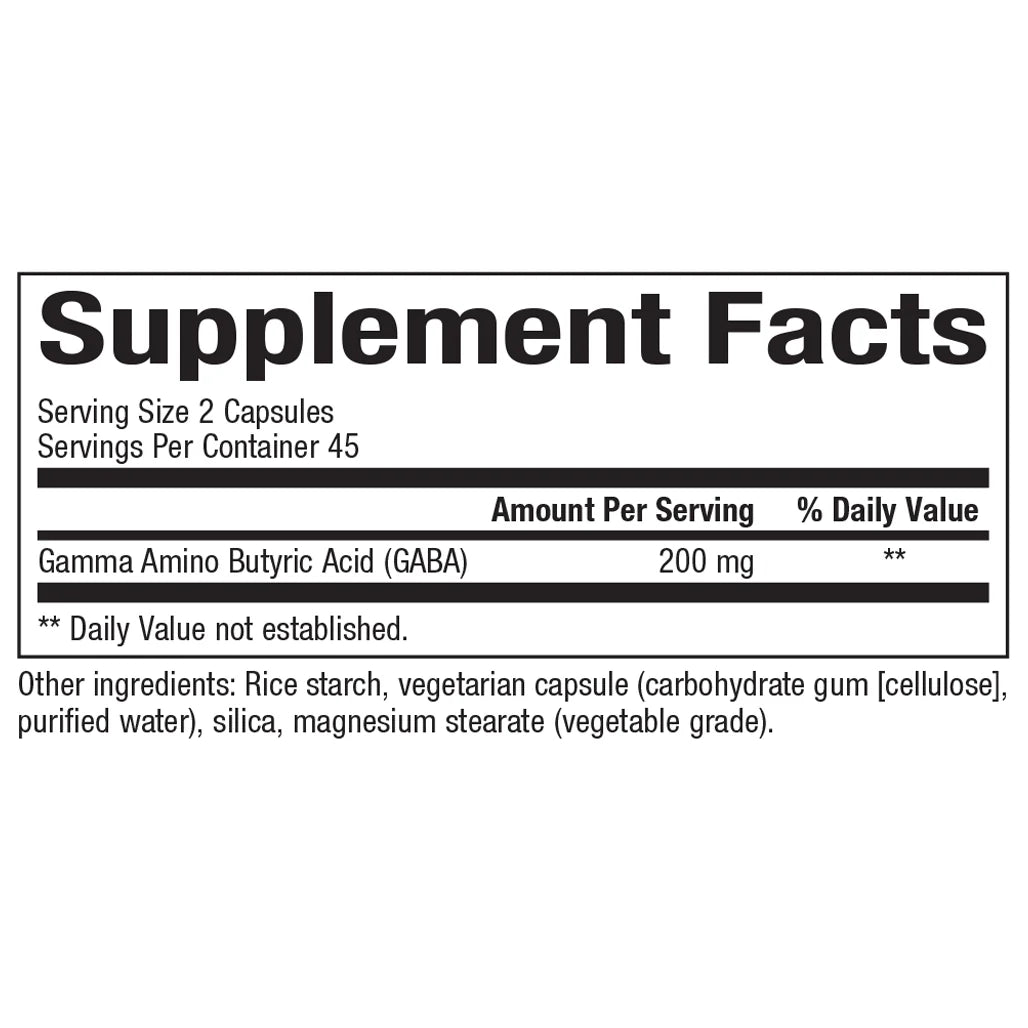 GABA-Pro 100mg Natural Bioclinic Naturals