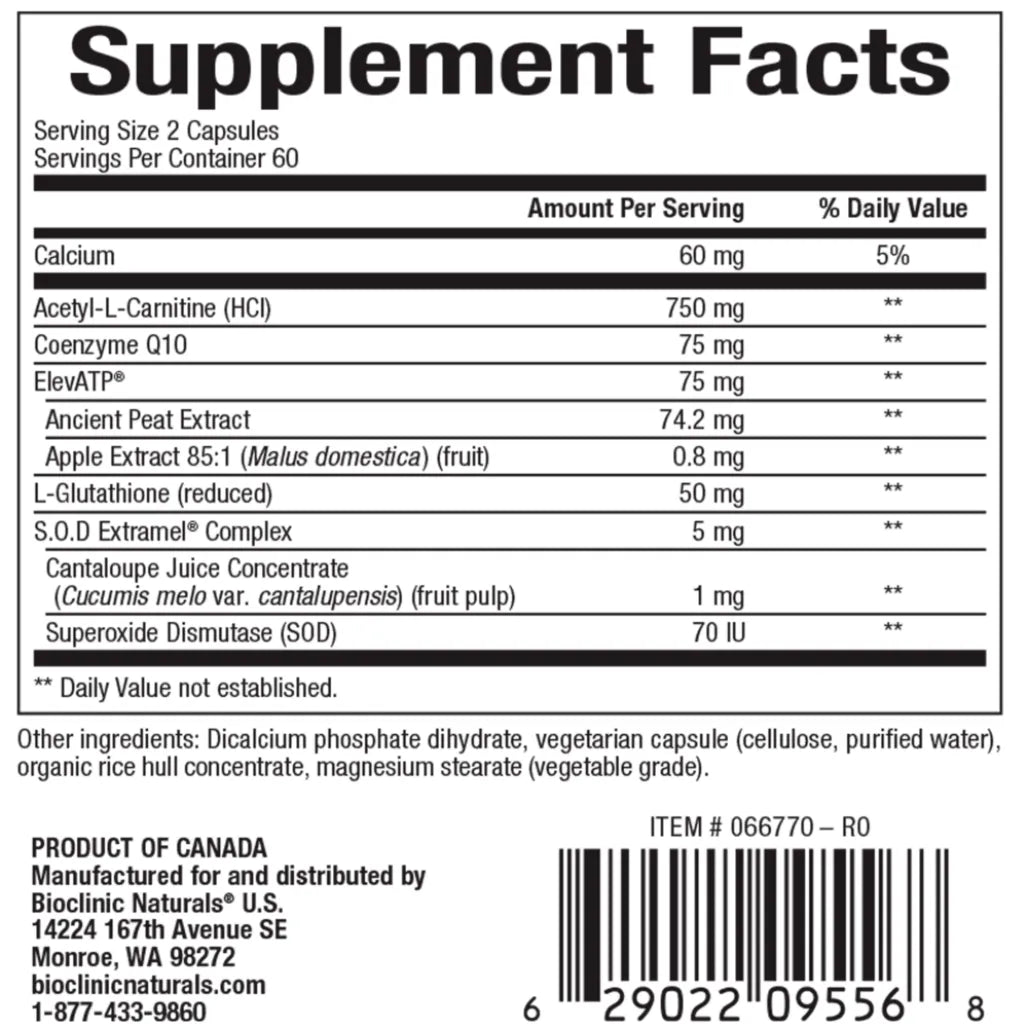Mitochondrial Formula