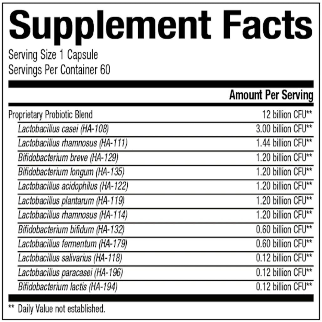 Probiotic-Pro 12 Bioclinic Naturals