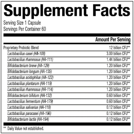 Probiotic-Pro 12 Bioclinic Naturals