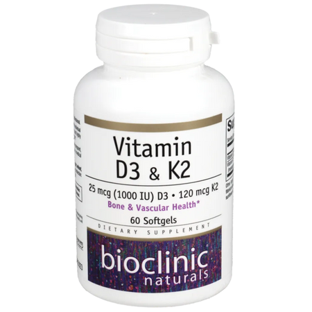 Vitamin D3 & K2 Bioclinic Naturals