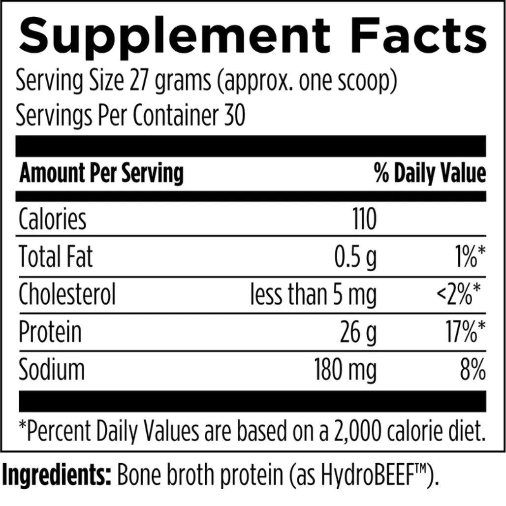 Bone Broth Protein formerly PurePaleo unflavored by Designs for Health