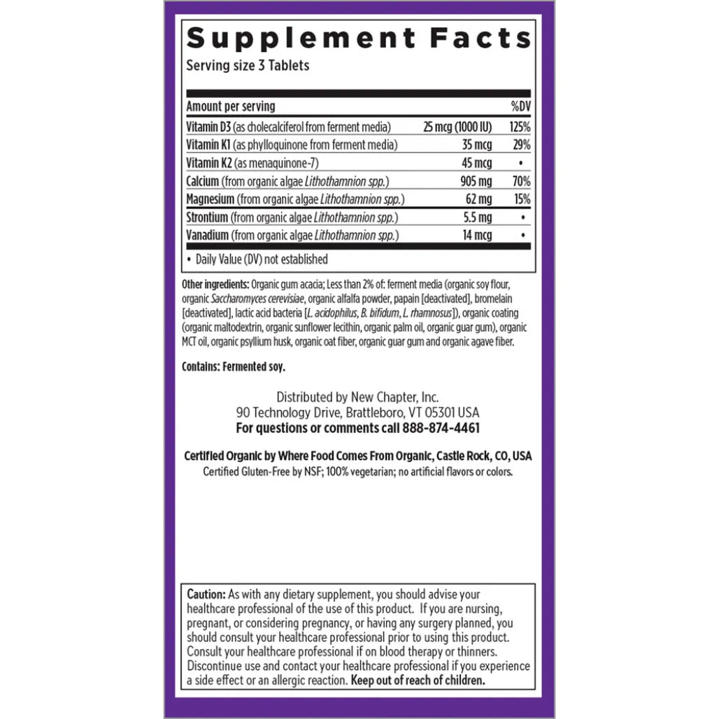 Bone Strength Take Care Slim Tabs by New Chapter