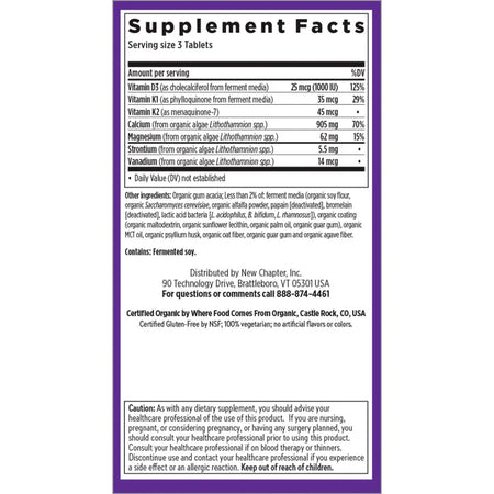 Bone Strength Take Care Slim Tabs by New Chapter