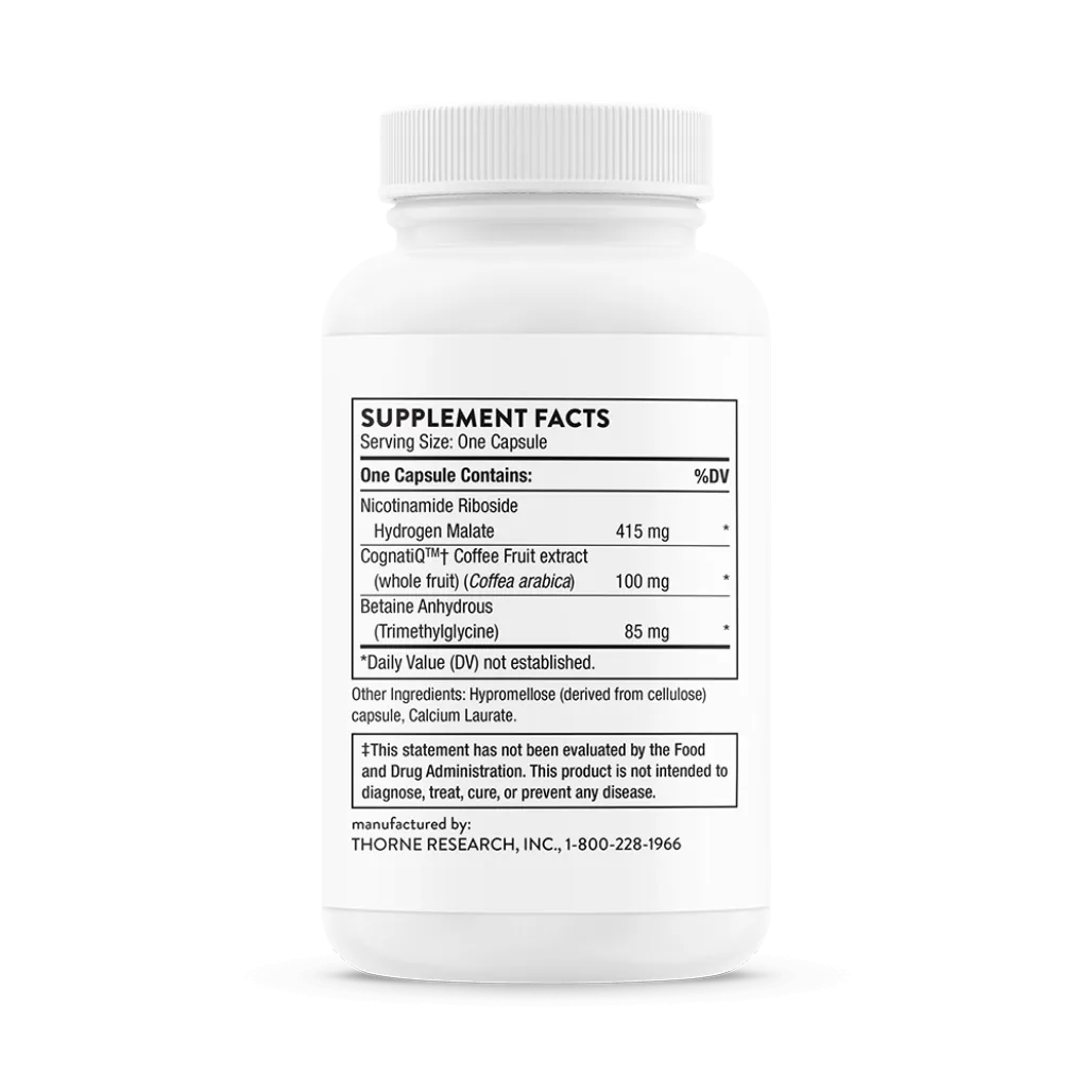 Thorne Brain Factors 30 caps supplement facts
