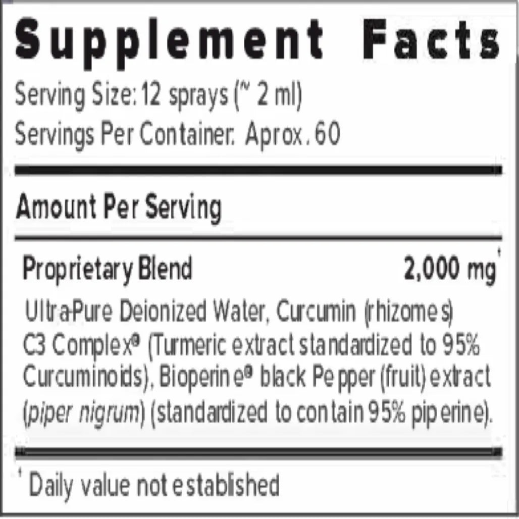 C3 Curcumin Complex Extra Strength 4oz Results RNA