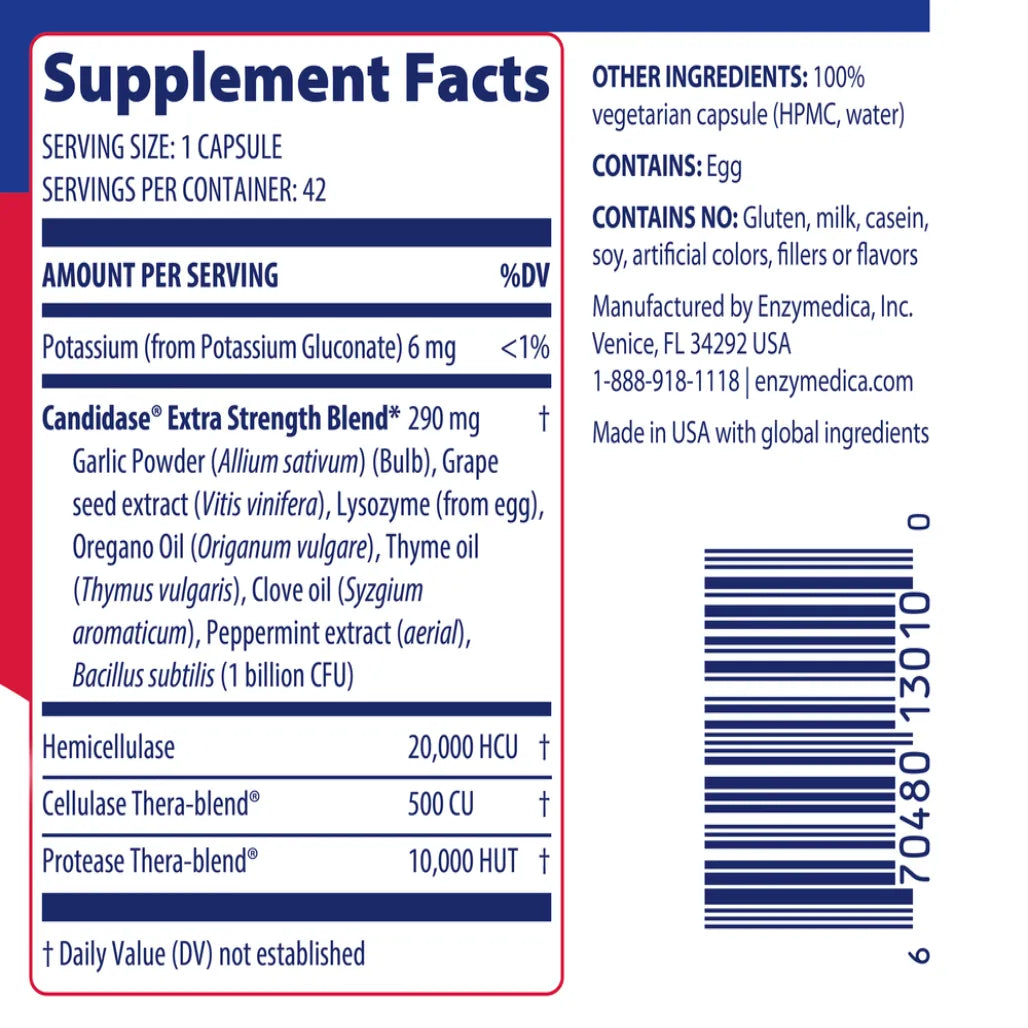 Candidase Extra Strength Enzymedica
