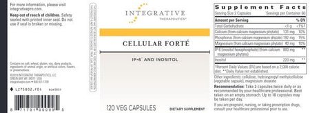 Integrative Therapeutics Cellular Forte with IP-6 & Inositol