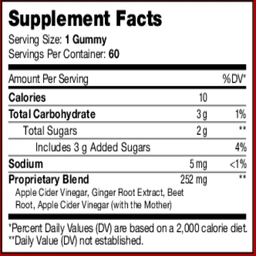 Apple Cider Vinegar Gummies Chapter One