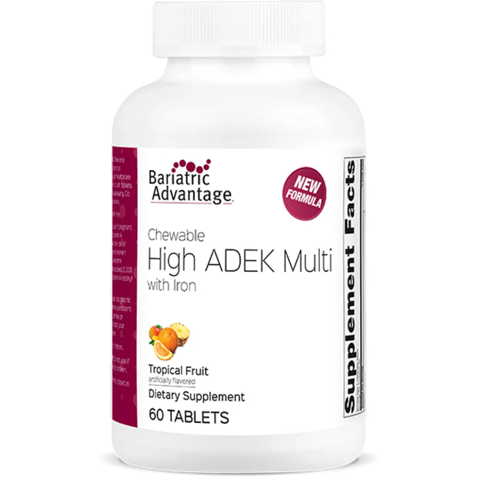 Chewable High ADEK with Iron Tropical Fruit