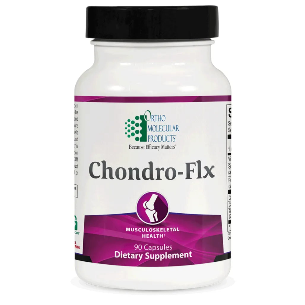 Ortho Molecular Chondro-FLX joint support supplement bottle for cartilage health and mobility