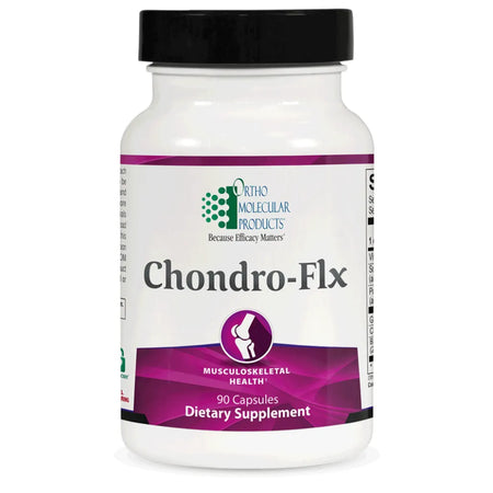 Ortho Molecular Chondro-FLX joint support supplement bottle for cartilage health and mobility