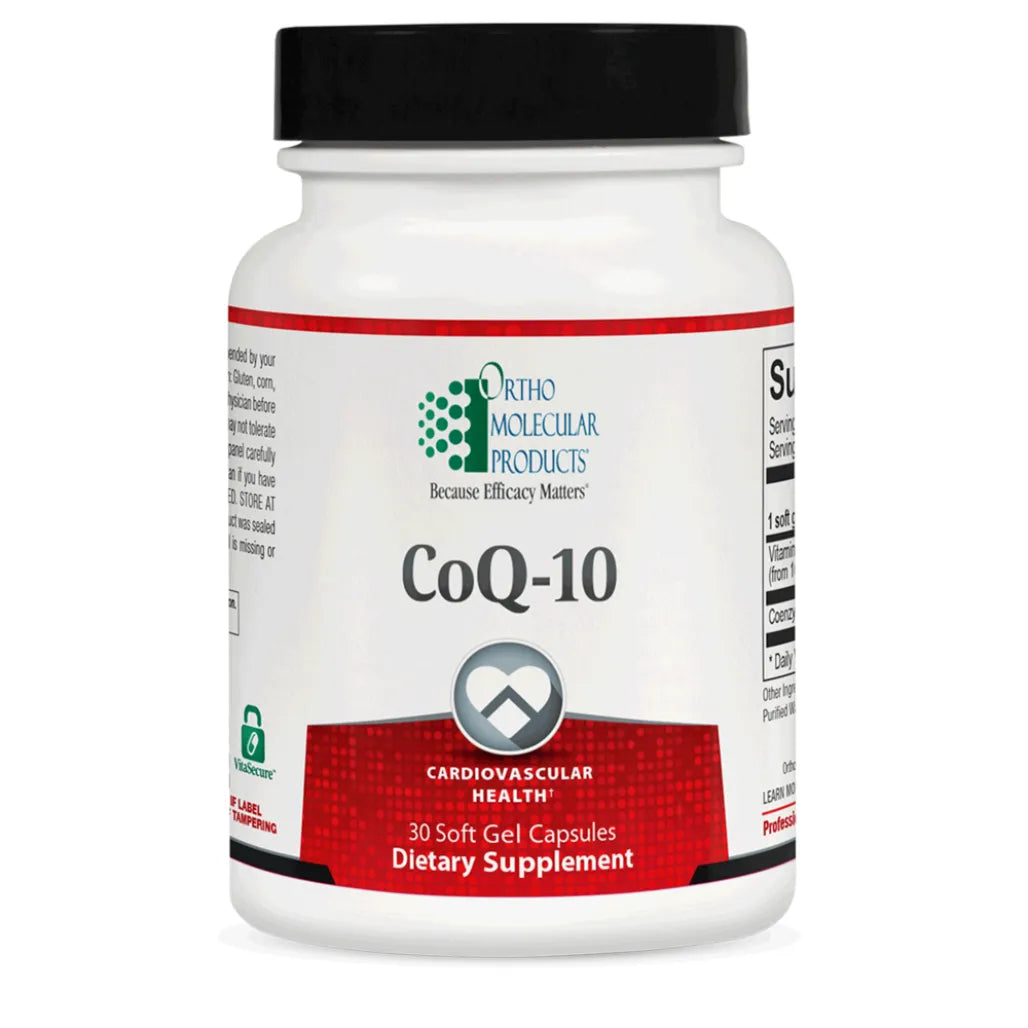 CoQ-10 by Ortho Molecular Products ubiquinone antioxidant formula for heart health and energy