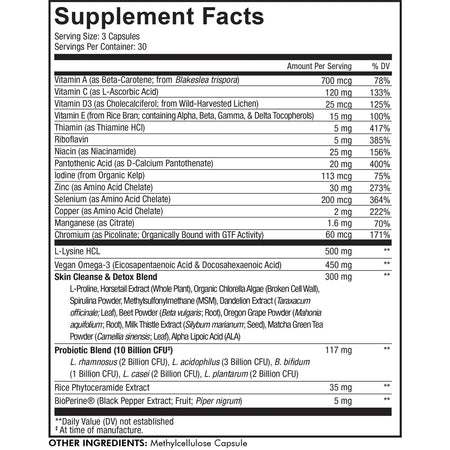 CodeAge Clearface Vitamins - Have Antioxidant Properties.
