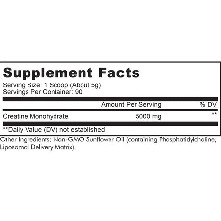 CodeAge Liposomal Creatine Monohydrate - Support Athletic Performance