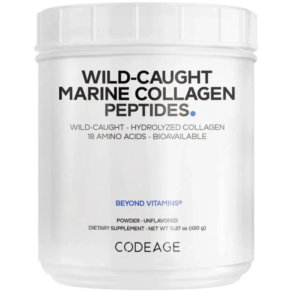 CodeAge Wild Caught Marine Collagen Peptides - Essential for Healthy Skin