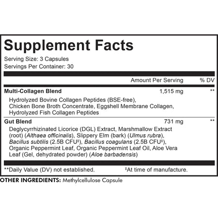 CodeAge Multi Collagen Gut Blend - Support Digestion Health