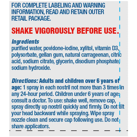 CofixRx Povidone Iodine w/ Vit D3 & Xylitol Inwell Biosciences