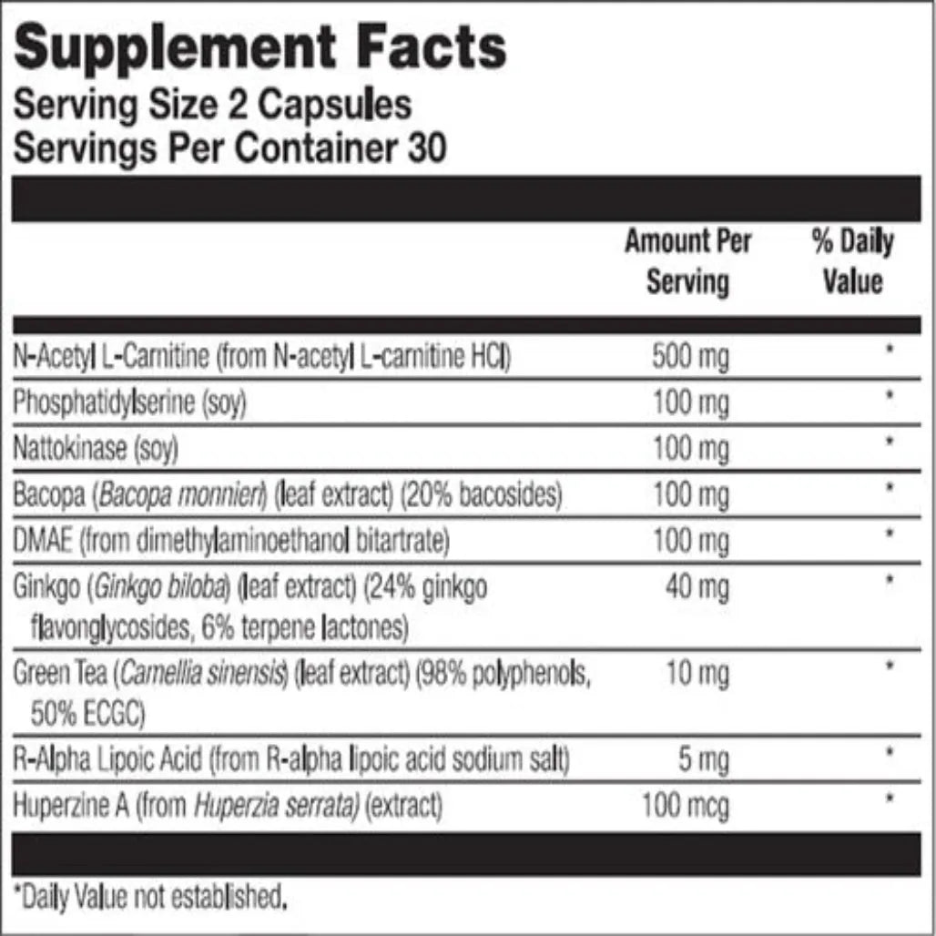 CogniFactors - 60 veg caps | Nutra BioGenesis