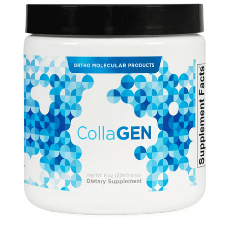 Ortho Molecular CollaGEN collagen supplement bottle – supports skin, joint and connective tissue health