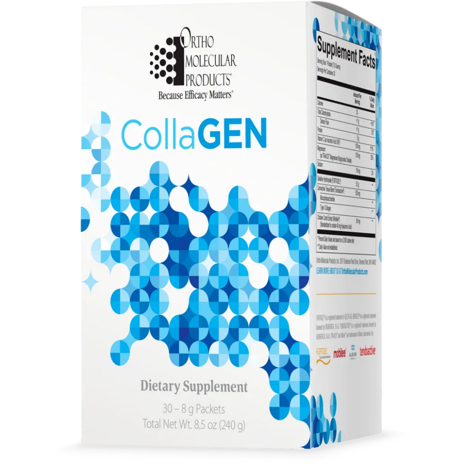 Ortho Molecular CollaGEN stick packs collagen supplement for joint, skin and connective tissue support
