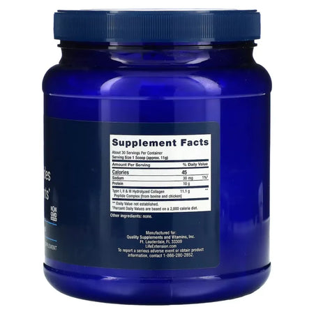 Collagen Peptides Life Extension