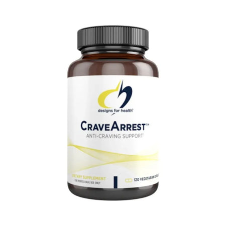 Crave Arrest - Anti Craving Support Supplement - 10 Vegetarian Capsules By Designs for Health